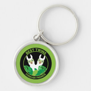 Porte-clés Llama Alpaca Twins