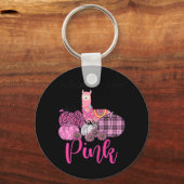 Porte-clés Llama De Sensibilisation Des Femmes En Octobre Nou (Recto)