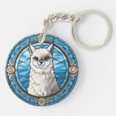 Porte-clés Llama en verre doux (Dos)