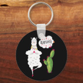 Porte-clés Llamaste Lama Yoga (Recto)