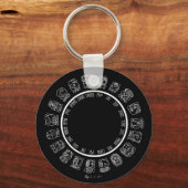 Porte-clés Llavero Calendario Maya (Recto)