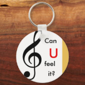 Porte-clés Llavero Clave de sol (Recto)