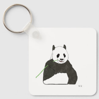 Porte-clés Llavero cuadrado con diseño oso panda