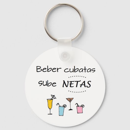 Porte-clés Llavero de beber cubatas (Recto)