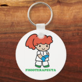 Porte-clés Llavero de chica fisioterapeuta (Recto)