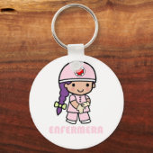 Porte-clés Llavero de enfermera (Recto)