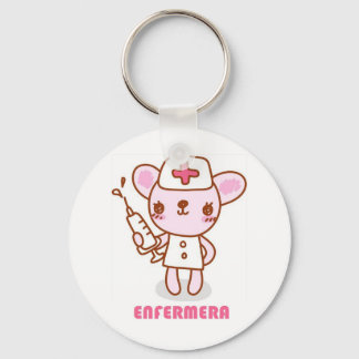 Porte-clés Llavero de enfermera ratoncita