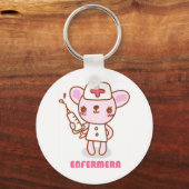 Porte-clés Llavero de enfermera ratoncita (Recto)