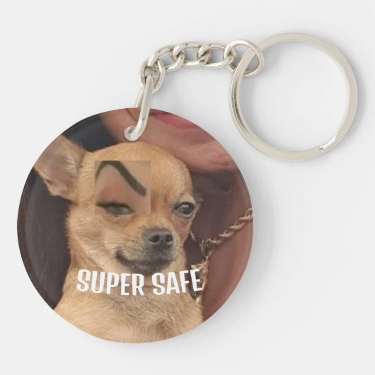 Porte-clés Llavero de perro de meme (Dos)