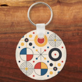 Porte-clés Llavero diseño geométrico  (Verso)