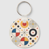 Porte-clés Llavero diseño geométrico  (Verso)