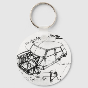 Porte-clés llavero esbozo mini clasico
