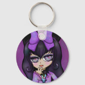 Porte-clés Llavero Kuromi fanart (Verso)