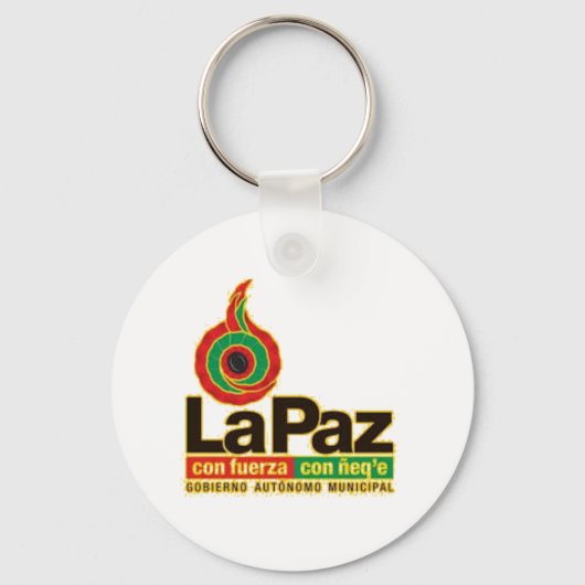 Porte-clés Llavero La Paz con fuerza con ñeqe (Recto)