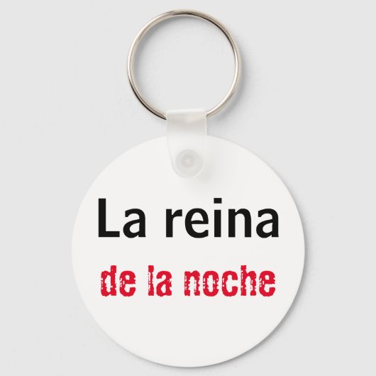 Porte-clés Llavero la reina de la noche (Recto)