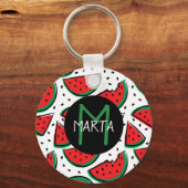 Porte-clés Llavero Sandías - Tutti Frutti - ¡Con tu nombre ! (Recto)