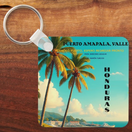 Porte-clés Llavero tipo chapa (Recto)