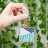 Porte-clés Llavero tipo chapa blå (main)