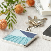 Porte-clés Llavero tipo chapa blå (Côté)