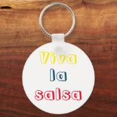 Porte-clés Llavero viva la salsa (Recto)