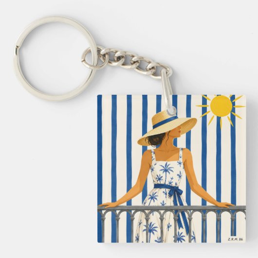 Porte-clés Llavero welcome summer (Devant)