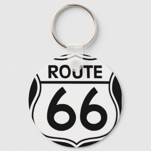 Porte-clés Llaveros "ROUTE 66" (Recto)