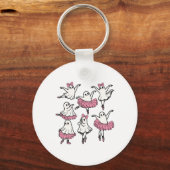 Porte-clés Llet Ghost Dancer Cute Boo Danser Halloween (Recto)