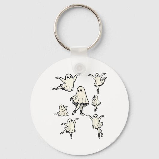 Porte-clés Llet Ghost Llet Dancer Danse Éffrayante Enseignant (Recto)
