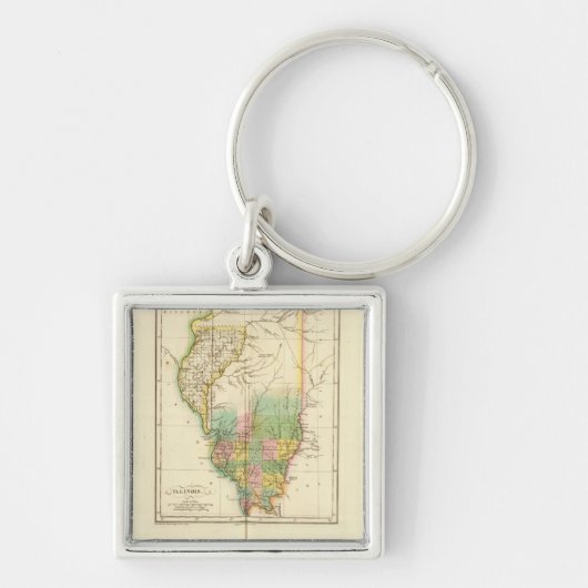 Porte-clés llinois US (Devant)