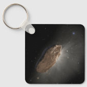 Porte-clés L'objet interstellaire Wayward Oumuamua. (Recto)