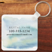 PORTE-CLÉS LOCATION DE VACANCES SUR LA PLAGE CÔTIÈRE EN COULE (Verso)