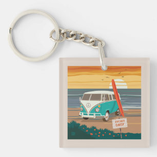 Porte-clés Locaux uniquement   VW Surf Van