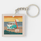 Porte-clés Locaux uniquement | VW Surf Van (Dos)