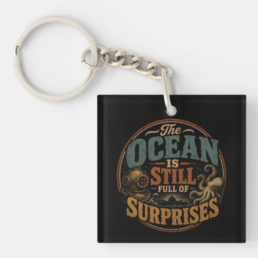 Porte-clés L'océan est encore plein de surprises (Devant)