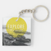 Porte-clés L'océan | explorent la citation du monde (Dos)