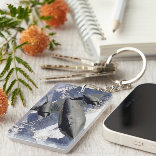 Porte-clés Lockheed SR-71B Blackbird (Devant droit)