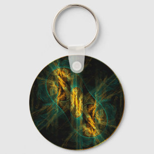 Porte-clés L'oeil de la Jungle Porte - clé d'art Abstrait