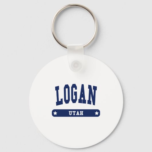 Porte-clés Logan Utah College Style tee - shirt (Recto)