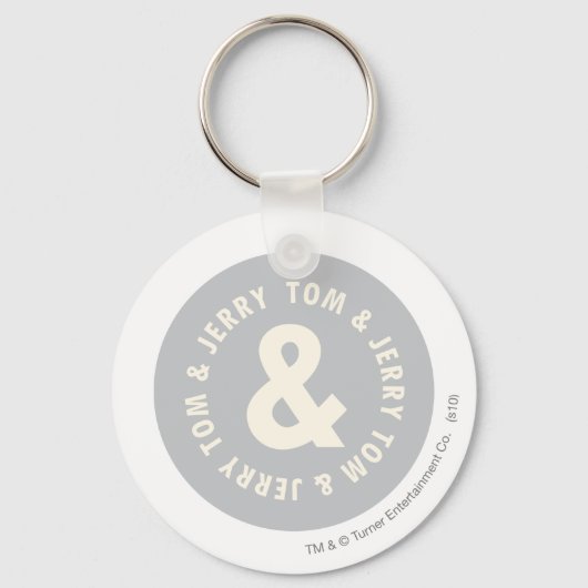 Porte-clés Logo 1 Tom et Jerry Round (Recto)
