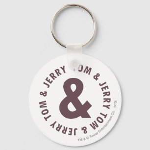 Porte-clés Logo 8 Tom et Jerry Round