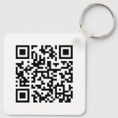 Porte-clés Logo à 2 côtés simple et code Qr Entreprise Entrep (Dos)