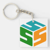 Porte-clés Logo à sabots (Devant)