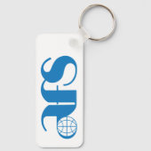 Porte-clés Logo AFS 1976 Premium Rectangle (Verso)