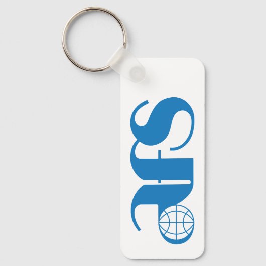 Porte-clés Logo AFS 1976 Premium Rectangle (Recto)
