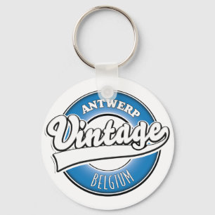 Porte-clés Logo Anvers belgique vintage