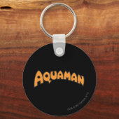 Porte-clés Logo Aquaman Orange (Recto)