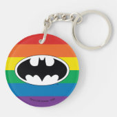 Porte-clés Logo Arc-en-ciel Batman (Dos)