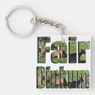 Porte-clés Logo authentique australien Fair Dinkum,
