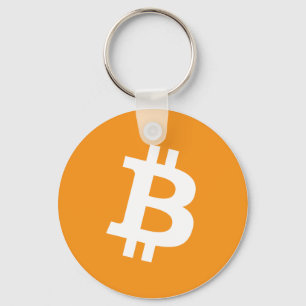 Porte-clés Logo Bitcoin Cryptomonnaie