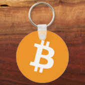 Porte-clés Logo Bitcoin Cryptomonnaie (Recto)